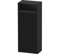 Duravit Zencha armoire mi-haute, 400x240x961mm,butée à droite, ZE1351R63800000, Couleur: faÃ§ade : structure linÃ©aire noire (verre)/corps : graphite supermat