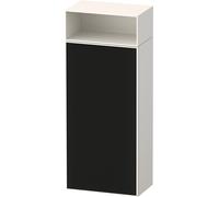 Duravit Zencha armoire mi-haute, 400x240x961mm,butée à droite, ZE1351R63840000, Couleur: faÃ§ade : structure de ligne noire (verre)/corps : blanc supermat