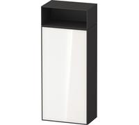 Duravit Zencha armoire mi-haute, 400x240x961mm,charnières à gauche, ZE1351L64800000, Couleur: façade : blanc (verre)/corps : graphite supermat