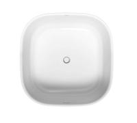 Duravit Zencha - Baignoire en îlot 125x125 cm, DuraSolid, ClickClack, blanc 700464000000000