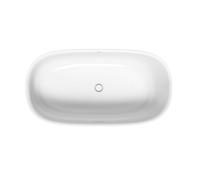 Duravit Zencha Baignoire en pose libre ovale, habillage sans soudure, 1600x850mm, blanc mat, 700462000000000