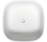 Duravit Zencha Baignoire en pose libre, carrée, habillage sans soudure, 1250x1250mm, blanc mat, 700464000000000