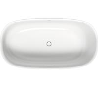 Duravit Zencha Baignoire en pose libre ovale, habillage sans soudure, 1600x850mm, blanc mat, 700462000000000
