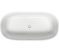 Duravit Zencha Baignoire en pose libre ovale, habillage sans soudure, 1800x900mm, blanc mat, 700463000000000