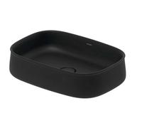 Duravit Zencha - Lavabo à poser 55x39 cm, sans trop-plein, DuraCeram, WonderGliss, anthracite mat 23735513791