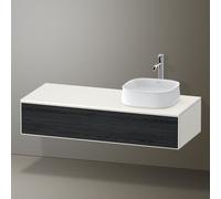 Duravit Zencha Meuble sous-lavabo sur console, 1300x550mm,1 tiroir, 1 découpe à droite, ZE4812R16840000