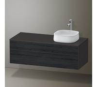 Duravit Zencha Meuble sous-lavabo sur console, 1300x550mm, 1 tiroir, 1 coulissant, découpe à droite, ZE4822R16800000