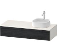 Duravit Zencha Meuble sous-lavabo sur console, 1300x550mm,1 tiroir, 1 découpe à droite, ZE4812R16840000