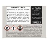 Durcisseur pour bois vermoulus - LIBERON - 250ml - Incolore - Facile à appliquer - Résistant à l'humidité
