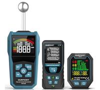 DURFICST 3 in 1 Testeur Humidité&Telemeter Laser&Testeur de Prise | Kit de Test Domestique, Humidimetre Détecte 20-40mm, 70m Meter Laser avec 4 Unités, Testeur de Prise Électrique avec RCD