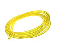 durite essence 2.5mm x 5mm x 1m jaune transparente silicone tondeuse motoculteur tracteur débroussailleuse taille hai...