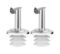 Durlo Lot De 2 Becs Verseurs En Acier Inoxydable Pour Bouteilles D'huile Et De Vinaigre Avec Couvercle Anti-poussière Pour Bouteilles D'huile D'olive, De Sirop Et De Vinaigre