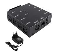 Durlo Répartiteur DMX sans fil, répartiteur optique DMX512 8 voies, amplificateur de signal pour éclairage de scène, console de scène, fête, DJ, club, discothèque, karaoké