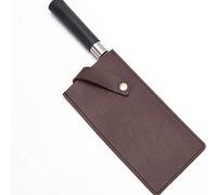 Duroecsain Fourreau en cuir pour hache de boucher, housse de hachette de boucher, protection des bords pour couteau, housse de protection anti-crevaison réutilisable pour couteau de boucher et