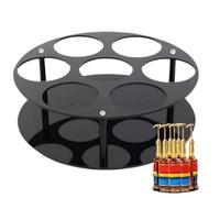 Duroecsain Organisateur de sirops pour café | Organisateur de sirops en acrylique pour café - Plateau présentoir distributeur Organisation pour bureau, maison, bar, restaurant, café, cuisine