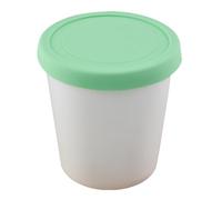 Duroecsain Récipient pour maison résistant aux | Lisses, plateaux réutilisables pour desserts surgelés faits maison, 0,9 quart chacun