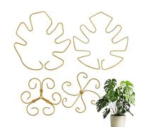 Duroecsain Tuteur Monstera,4 Pièces Tuteur Métallique À Fleurs | Support pour Grimpante - Jardin Serre Pelouse Pot Légume Grimpant Aménagement Paysager Exposition