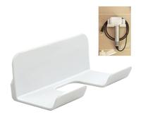Duronge Support Sèche-Cheveux sans Perçage, Support Mural Pratique pour Sèche-Cheveux, Porte-Sèche-Cheveux pour Salle de Bain - Support Universel pour la Plupart des Sèche-Cheveux