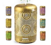 Duronic AD41 Diffuseur d’Arômes 100 ML Brumisateur d’Huiles essentielles | Purificateur d’air naturel Humidificateur Aromathérapie maison bien être relaxation détente 7 couleurs d’éclairage