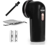 Duronic FS22 BK Rasoir Anti-Peluches Anti-bouloches électrique Filaire ou sur Batterie 2 hauteurs Pochette de Rangement Permet de