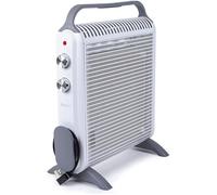 Duronic HV180 WE Chauffage électrique en mica de 1800W - 2 puissances - Thermostat réglable - Portable grâce à la poignée - Triple