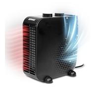 Duronic HV21 Radiateur soufflant électrique 2000W 2 réglages de puissance | Position verticale ou horizontale Chauffage en hiver Ventilateur d'air frais en été Taille compacte Léger 1,1 kg