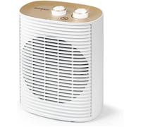 Duronic HV32 WE Radiateur soufflant électrique 2000W Thermostate réglable avec Mode éco Mode turbo Sécurité antibasculement avec arr