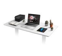 Duronic TT120 WE Plateau pour Bureau Assis Debout de 120 x 60 x 2 cm Compatible avec la Plupart des Structures motorisés Assis Debout Idéal pour Poste de Travail à Domicile ou Bureau