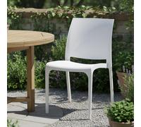 Dusanbe - Chaise d'Extérieur, Blanche, une Chaise Italy