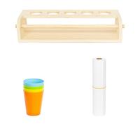 DuskHaven Chevalet de Peinture pour Enfants avec Rouleau de Papier, Chevalet D'art et de Loisirs Créatifs Réutilisable avec Rouleau de Papier pour Garçons E, Grand
