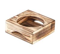 DuskHaven Dessous de Plat En Bois pour Plats Chauds, Tapis de Dessous de Plat En Bois Résistant à La Chaleur, Cadre de Dessous de Plat En Bois pour Théière, Mar, intérieur 15 cm