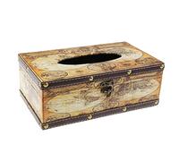 DuskHaven Distributeur de Papier de Porte-Serviettes de Serviette de Conteneur de Boîte de Mouchoirs en Bois, 10#