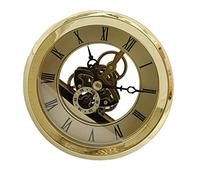 DuskHaven Mouvement Squeletté, à Pile, 91 Mm, Cadran Doré avec Chiffres Romains