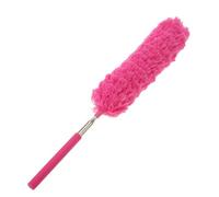 Duster de Microfibres, Plumeau Poussiere Microfibre Brosse à épousseter Extensible pour la Maison, la climatisation de Voiture, Les Meubles de la Maison - Rose Rouge
