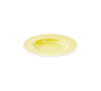 Dusty yellow ASSIETTE CREUSE "FLORA"