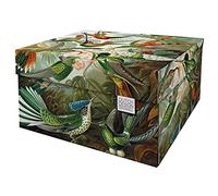 Dutch Design Brand Boîte de rangement avec couvercle - Boîtes de rangement - Carton recyclable certifié FSC (dimensions : 38,9 x 31,8 x 21,1 cm) (Art de la Nature)