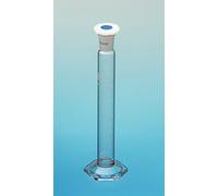 DUTSCHER 068903 Eprouvette SIMAX graduation brune, bouchée plastique 500 mL (Pack de 10)
