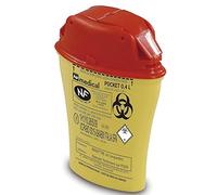 Dutscher 168009A Boîte à Déchet Cylindrique, Volume 1.5 Litre, Lot de 10