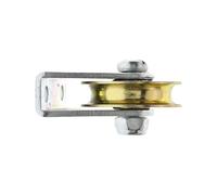 Duty Bracket Pulley Câble métallique de 6 mm, rouleau fixe au-dessus de la ligne, guide de roue suspendu pour accessoires de levage industriel, poulie de mélange