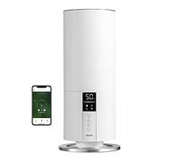 Duux Beam Mini 2 Blanc - Humidificateur d’air silencieux - Humidificateurs ultrasonique pour maison/chambre - Production de vapeur 300ml/h, 20 h d’utilisation - Télécommande Intégrée