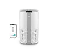 Duux Bright 2 Purificateur d'air intelligent - Purificateur d'air avec 210 CADR, indicateur de qualité de l'air et ioniseur - Nettoie jusqu'à 99,97% de la pollution jusqu'à 42m² - Blanc