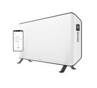 Duux Edge 1500W Radiateur Electrique Blanc - Convecteur pour Salle de Bain - Radiateur Electrique Mural - Convecteur avec 2 Niveaux de Chauffage - Radiateur Électrique Basse Consummation