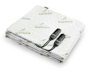 Duux Snooze Bamboo Couette électrique - 6 niveaux - 155x200 cm