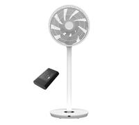 Duux Whisper Flex 2 Ventilateur sur Pied + Battery Pack - Ventilateur Silencieux - Blanc
