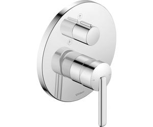 Duvarit Balcoon Mitigeur monocommandé pour douche, montage encastré, 170x200 mm, BA4210012010, Couleur: Chrome brillant