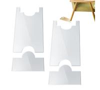 Duvcoywae Butée pour Cadre De Lit - Antidérapant Anti-Rayures Acrylique Transparent,Ensemble De Butées Lit Et Butoirs Mur | pour Canapé Armoire Table Usage Domestique Appartement Hôtel Usage