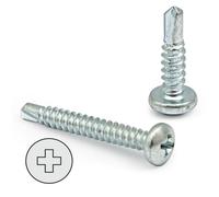 DUVER DIN 7504-N Vis autotaraudeuse tête ronde inoxydable Ø 4.8 x 13 mm pour tôle