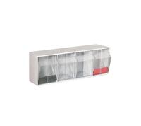 DUVER Module de rangement inclinable Tayg 4 tiroirs blanc