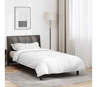 Duvet 2-en-1 Blanc Plume Textiles de Literie Décoration Intérieure Luxe vidaXL v