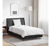 Duvet d'été simple avec oreiller 2 pc Blanc Microfibre Couette Oreiller vidaXL v